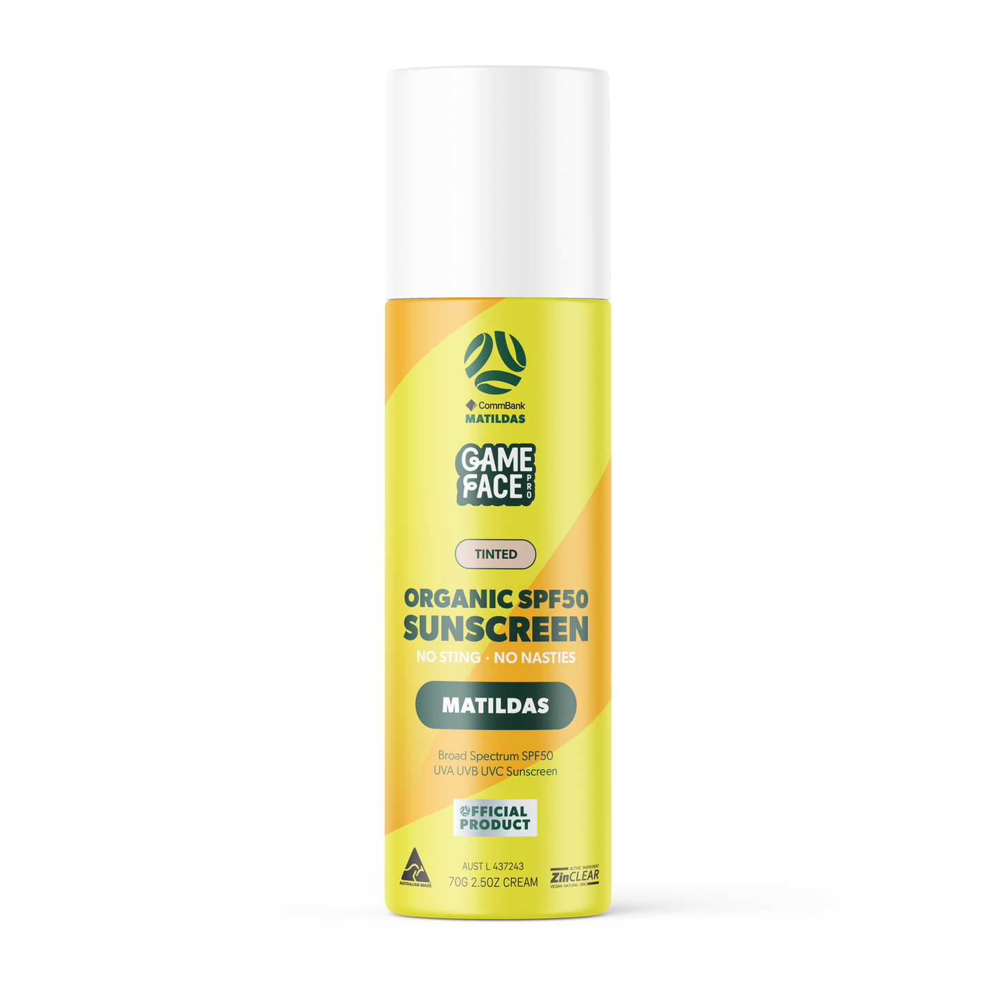 Matildas Tinted SPF50 Sunscreen